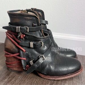 Women’s Black Freebird Crue Booties Size 7
